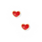 Screwback Stud Earrings - Nora Heart