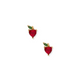 Screwback Stud Earrings - Apple