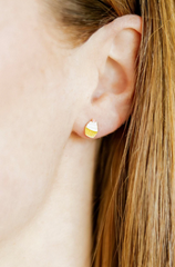 Screwback Stud Earrings - Cupcake