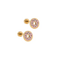 Screwback Stud Earrings - Donut