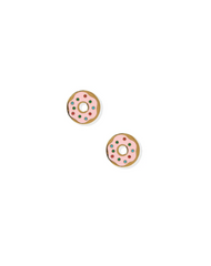 Screwback Stud Earrings - Donut