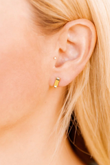 Screwback Stud Earrings - Pencil