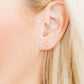 Lily Co Screwback Stud earrings in the shape of hearts.