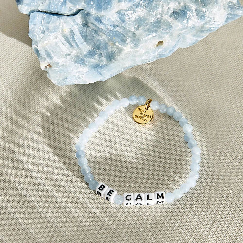 Be Calm Bead Bracelet - Little Words Bracelet