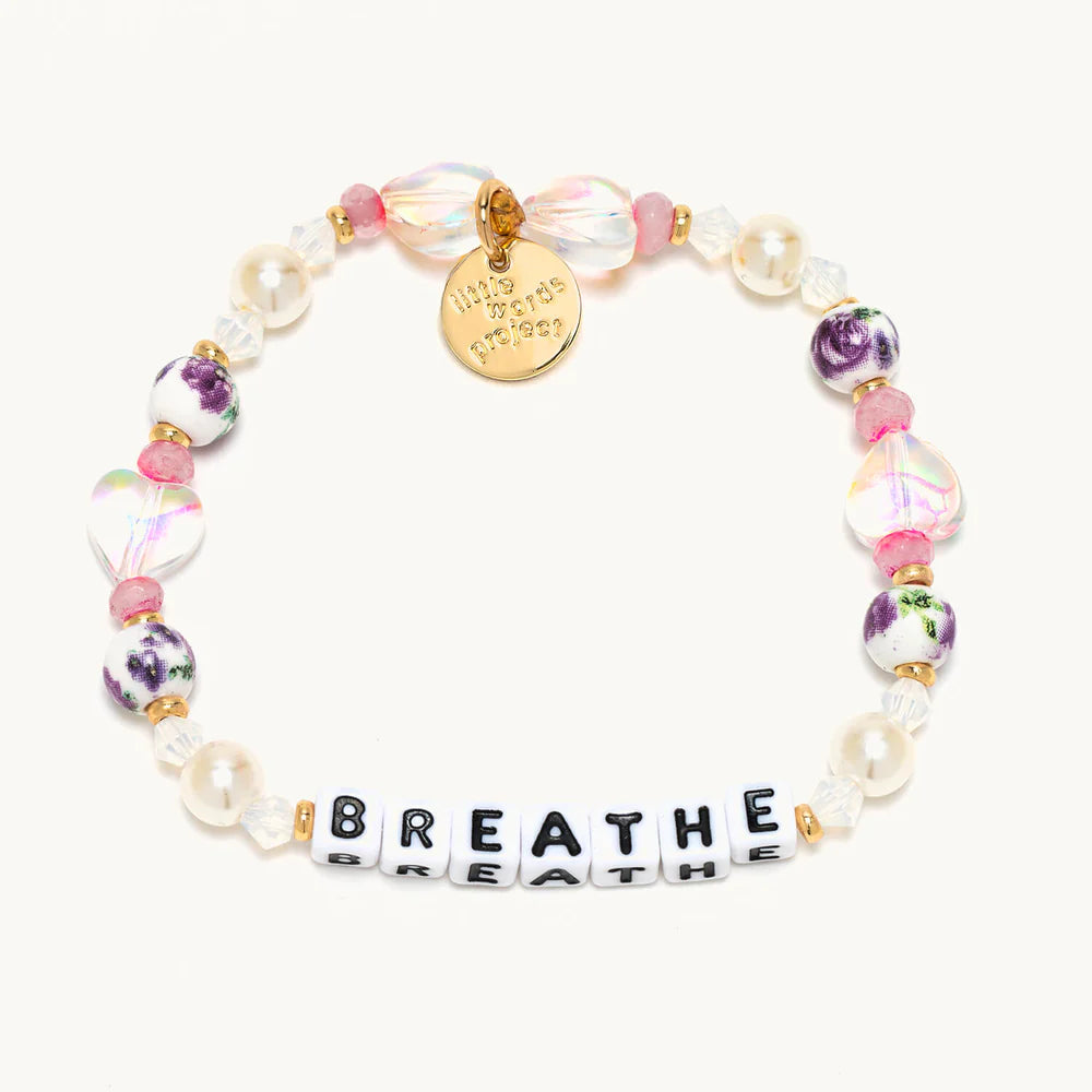 Little Words Project 'breathe' bracelet.