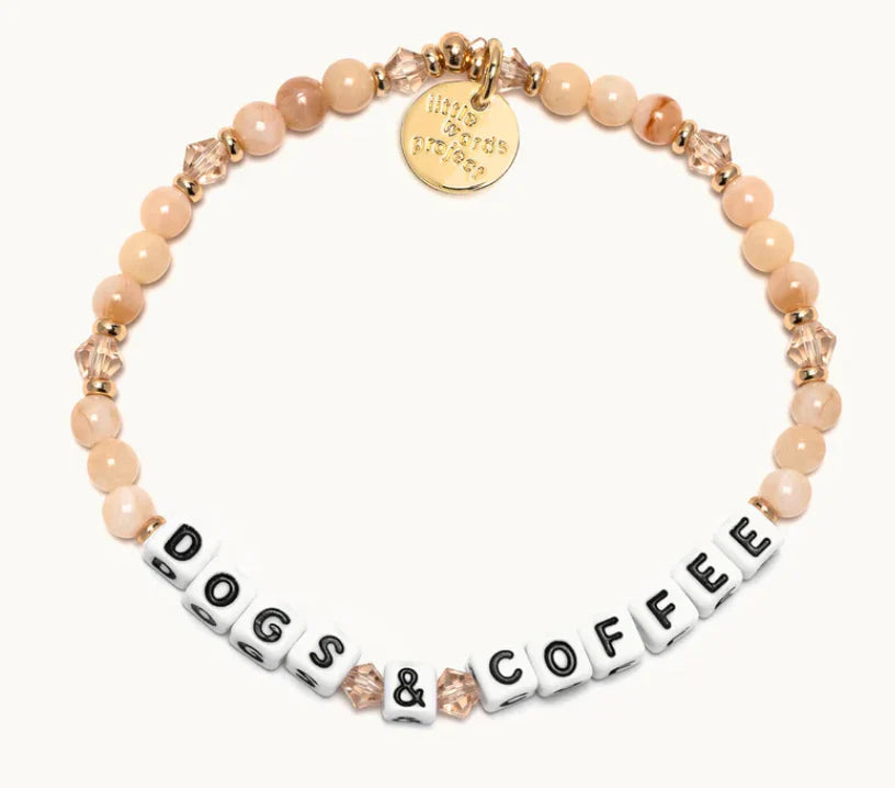 Little Words Project Dogs & Coffee Kaisey Bracelet
