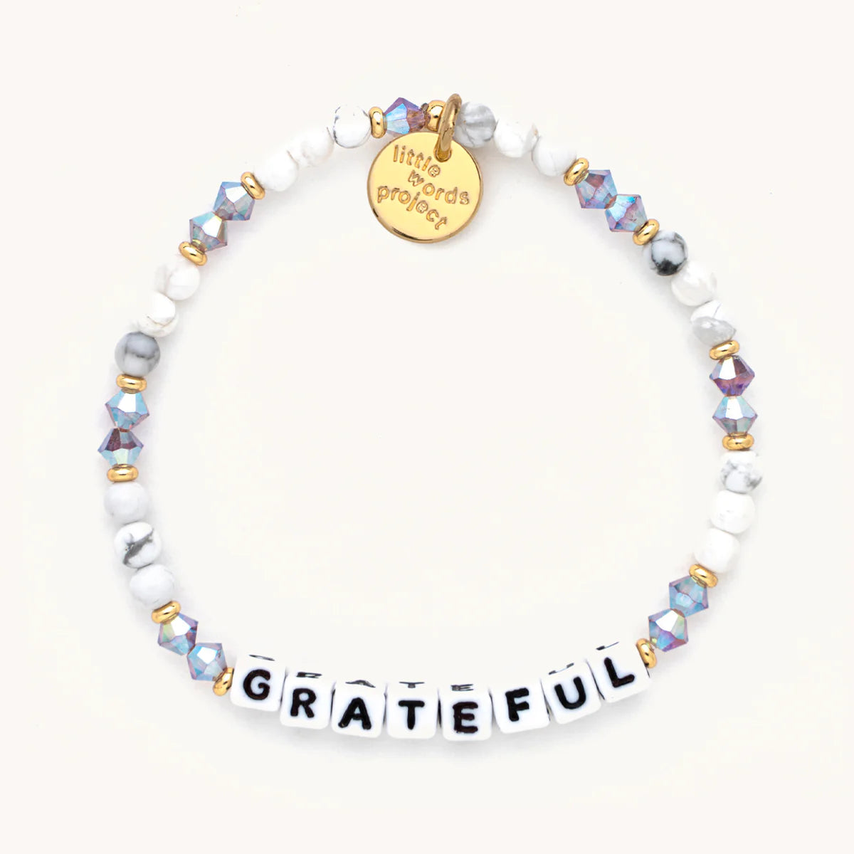 Little Words Project Grateful Creampuff Bracelet