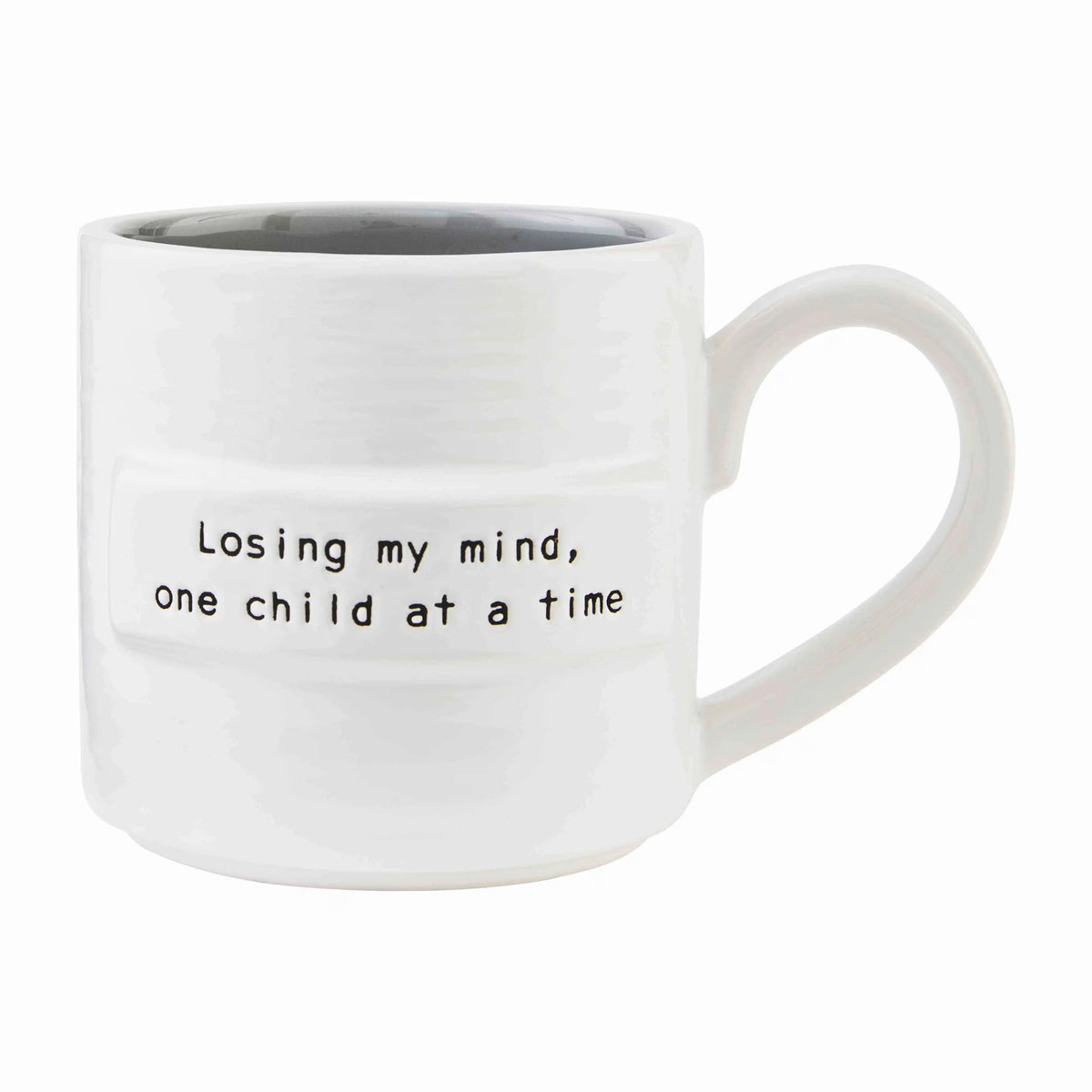 Losing Mind Mom Sentiment Mug from Mud Pie.