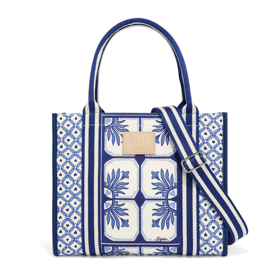 Brighton Canvas Carryall - Lovely Tiles