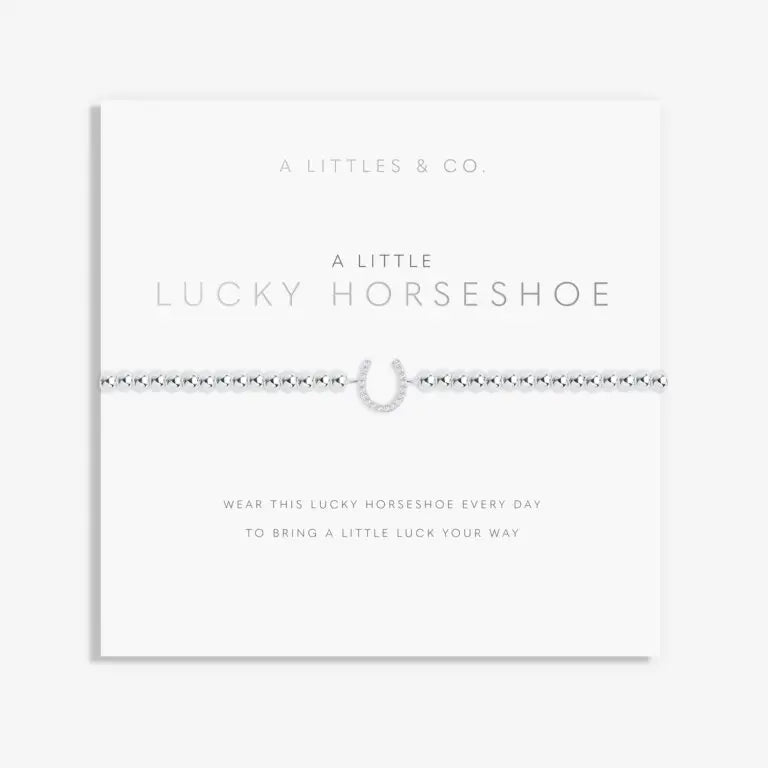 A Little Lucky Horseshoe Bracelet Card View