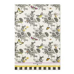 Butterfly Toile Printed Dish Towel