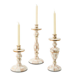 Mocha Check Candlestick