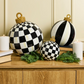 Courtly Stripe Medium Tabletop Ornament