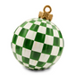 Green Check Large Tabletop Ornament