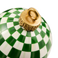 Green Check Large Tabletop Ornament
