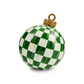 Green Check Small Tabletop Ornament