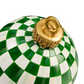 Green Check Small Tabletop Ornament