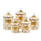 Mocha Check Demi Canister