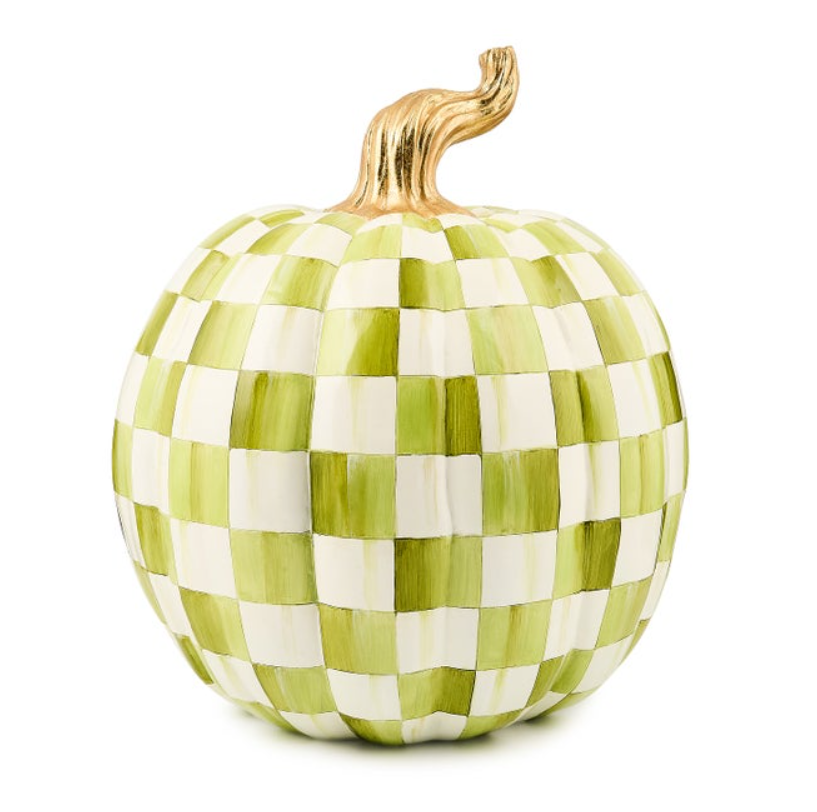 Moss Check Pumpkin