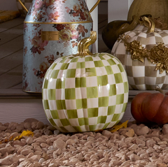 Moss Check Pumpkin