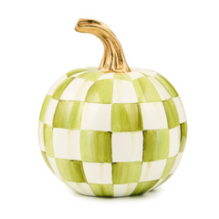 Moss Check Pumpkin