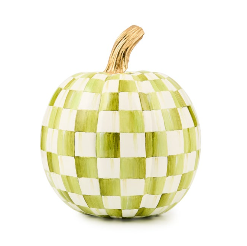 Moss Check Pumpkin