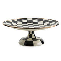 Courtly Check Pedestal Platter