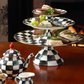 Courtly Check Pedestal Platter