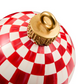 Red Check Large Tabletop Ornament