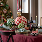 Red Check Large Tabletop Ornament