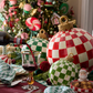Red Check Large Tabletop Ornament