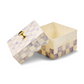 Check Capiz Scalloped Box