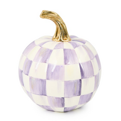 Violet Check Pumpkin