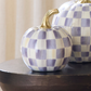 Violet Check Pumpkin