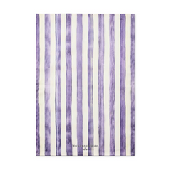 Violet Stripe Printed Dish Towel
