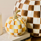 Amber Check Mini Pumpkin