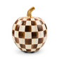 Chocolate Check Small Pumpkin