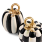 Courtly Check And Stripe Petite Pumpkins, Set Of 2