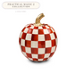 Paprika Check Small Pumpkin