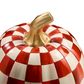 Paprika Check Small Pumpkin