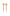 MacKenzie Childs Sterling Check Wood Salad Servers