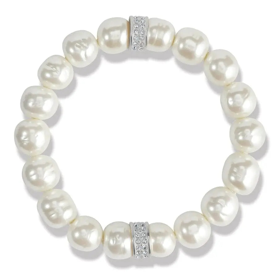 Meridian Pet Pearl Stretch Bracelet Front View