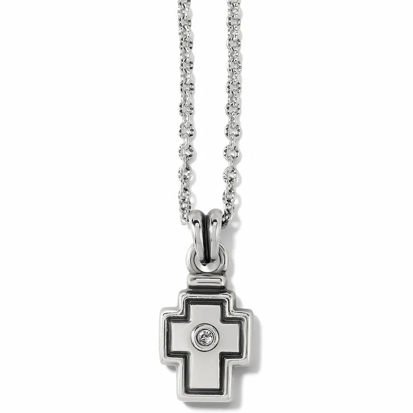 Meridian Zenith Silver Cross Necklace