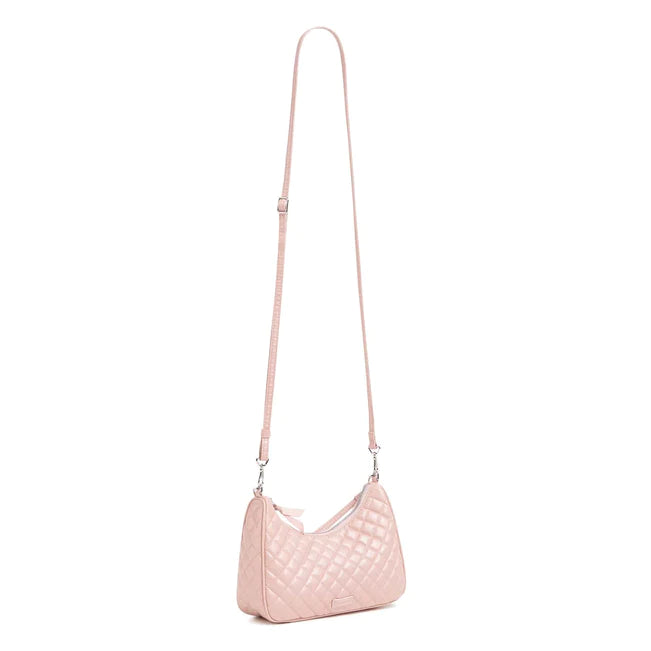 Vera Bradley Frannie Mini Crescent Crossbody - Rose Quartz