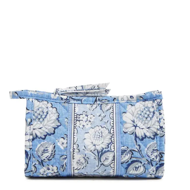 Vera Bradley Mini Trapeze Cosmetic - Sweet Garden Blue