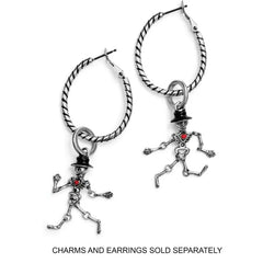 Mr. Bones Charm Earring View
