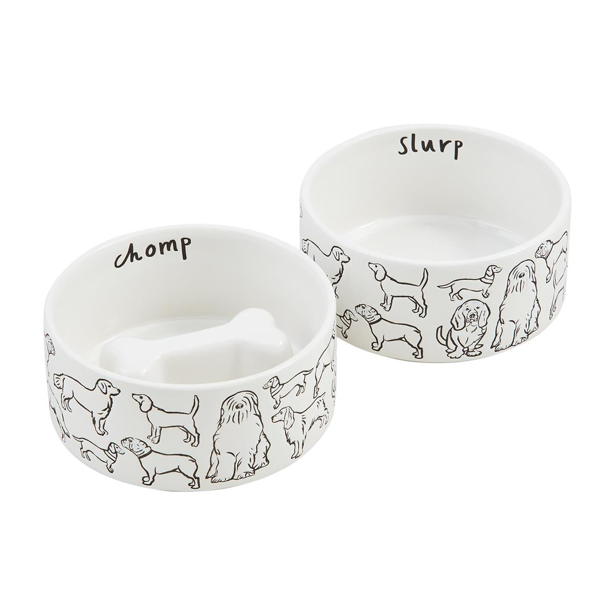 Mud Pie Dog Bowl Set