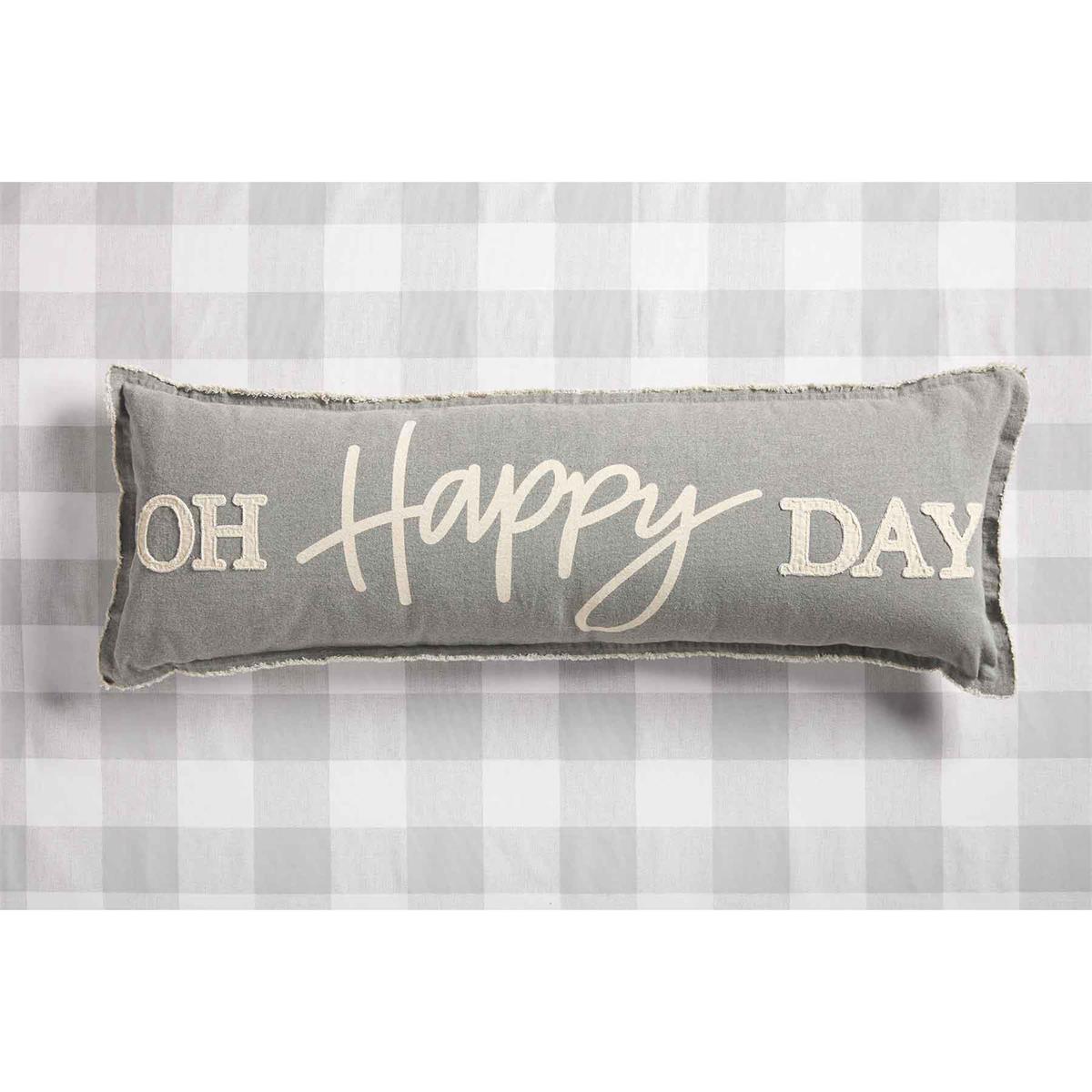 Oh Happy Day Long Pillow