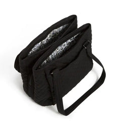 Multi-Compartment Shoulder Bag Black Pattern View