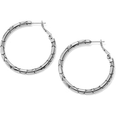 Pebble Small Hoop Earrings Flat View